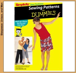 9612 SIMPLICITY EASY UNISEX TEEN  HIM HER PANTS IN LENGTHS, TANK TOP PATTERN SM-L, SM-XL